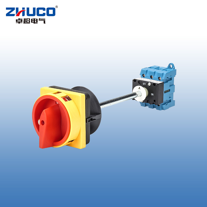 ZHUCO SZD11-32/300010-B OFF-ON Two-Phase Three-Phase Three-Wire Load Circuit Breaker with Padlock/Door Interchange Base Mount (with Long Rod)