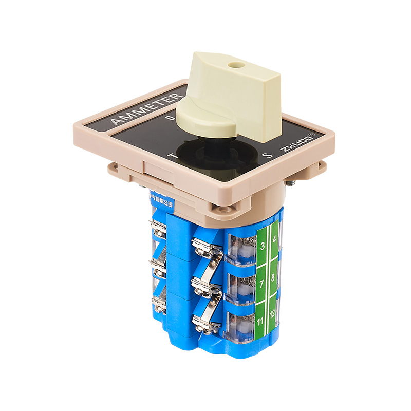 ZHUCO SC-68/3A 0-R-S-T Three-Section Ammeter Phase Switch ZHUCO SC-68/3A 0-R-S-T Three-Section Ammeter Phase Switch