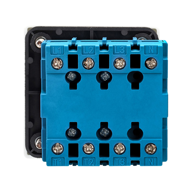 ZHUCO SZD11-25/400010 Gray Black Panel OFF-ON Two-Pitch Three-Phase Four-Wire Load Circuit Breaker with Padlock Panel Mount