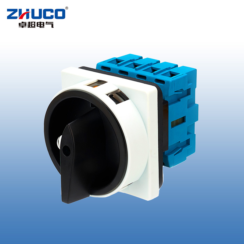 ZHUCO SZD11-25/400010 Gray Black Panel OFF-ON Two-Pitch Three-Phase Four-Wire Load Circuit Breaker with Padlock Panel Mount