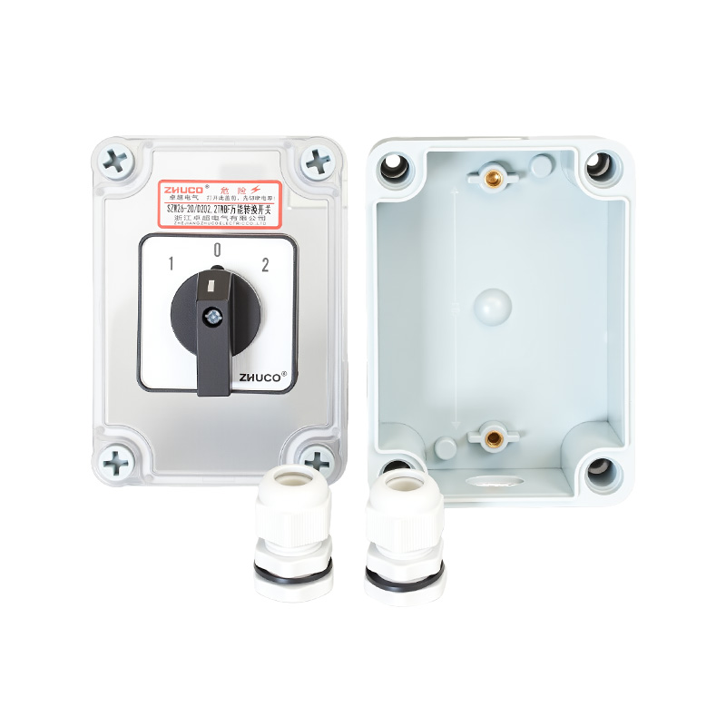 ZHUCO SZW26-20/D202.2TWBF 1-0-2 three-position 2-section changeover switch