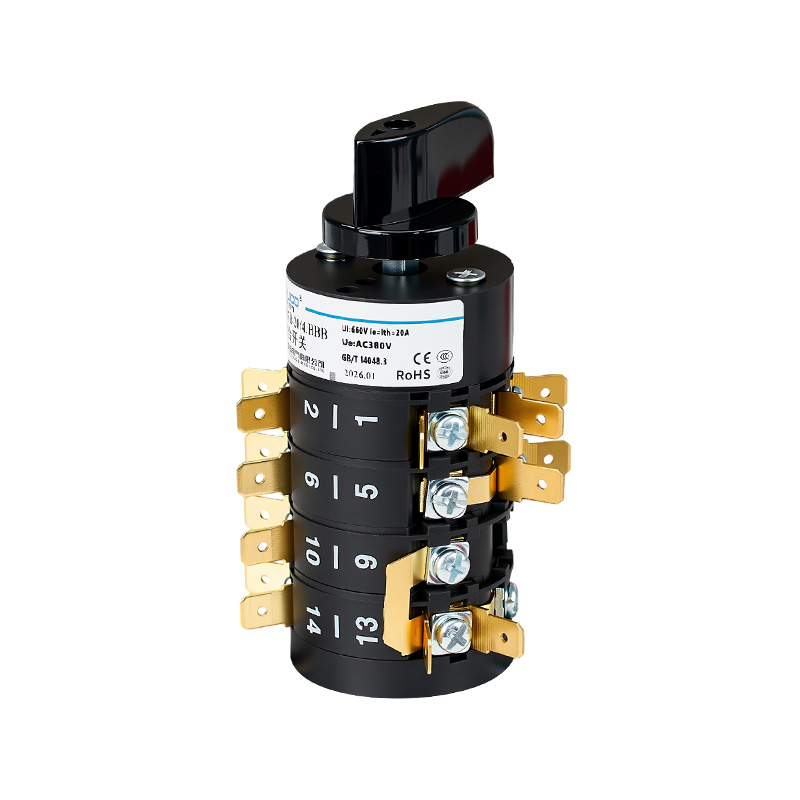 ZHUCO HZ5B-204.BBB 0-1-2-3-4-5-6 7-position 4-section combination switch