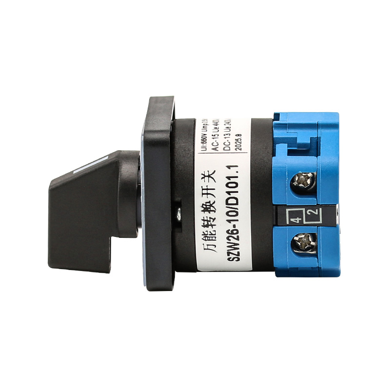 ZHUCO SZW26-10/D101.1 1-0-2 Three-position single-section changeover switch ZHUCO SZW26-10/D101.1 1-0-2 Three-position single-section changeover switch