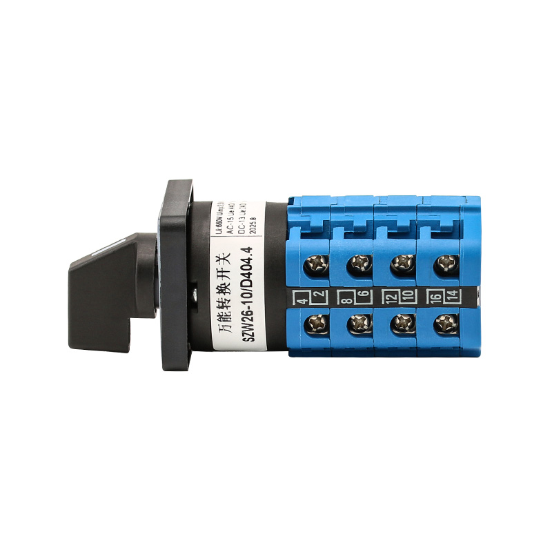 ZHUCO SZW26-10/D404.4 1-0-2 Three-position four-section changeover switch ZHUCO SZW26-10/D404.4 1-0-2 Three-position four-section changeover switch