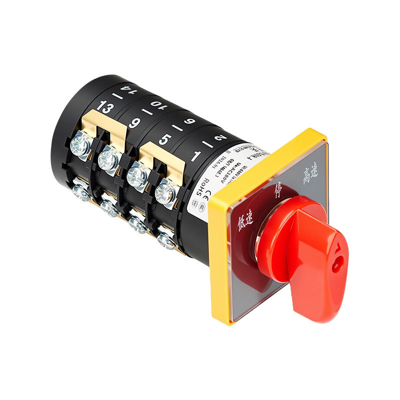 ZHUCO HZ5B-10/M08.4 Fast/slow speed, three-position, four-section combination switch