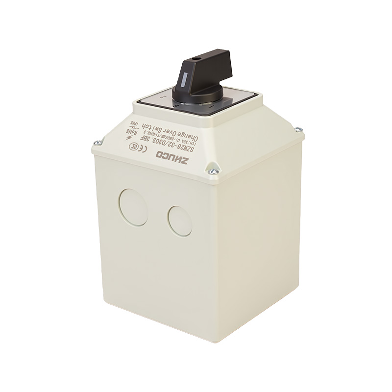 ZHUCO SZW26-32/D303.BF 1-0-2 three-section 3-position changeover switch with protective box ZHUCO SZW26-32/D303.BF 1-0-2 three-section 3-position changeover switch with protective box