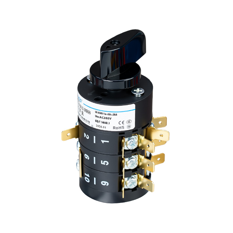 ZHUCO HZ5B-20/3.BBB 1-0-2-3-4-5-6-7 Eight-position, three-section combination switch