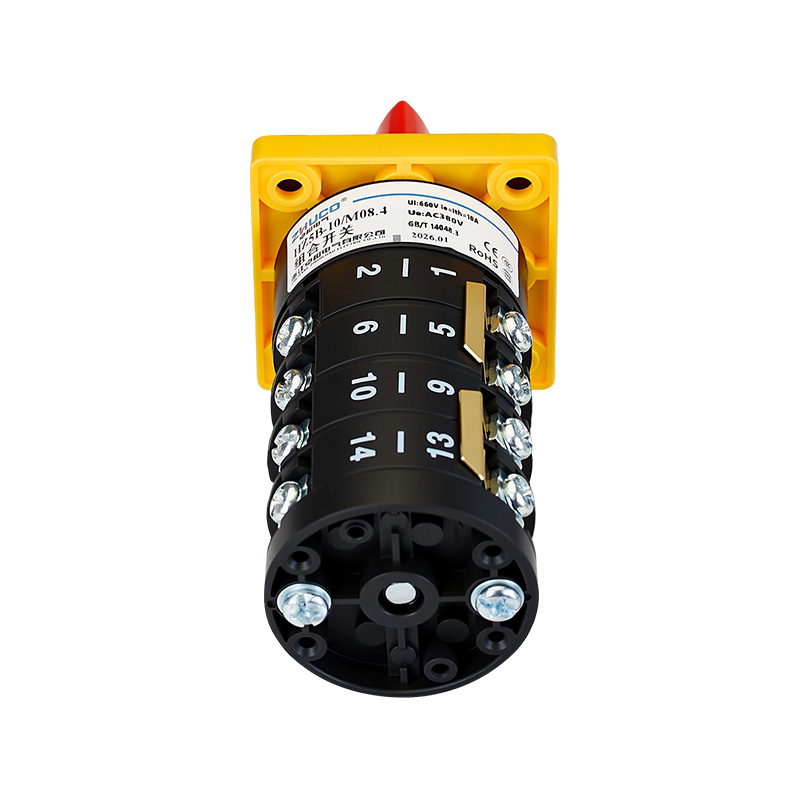 ZHUCO HZ5B-10/M08.4 Fast/slow speed, three-position, four-section combination switch