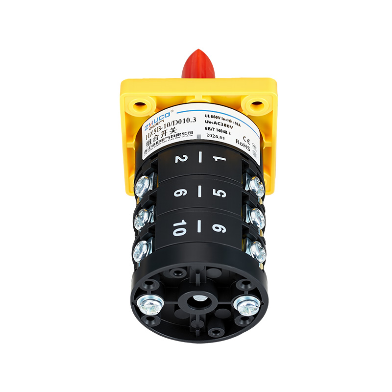 ZHUCO HZ5B-10/D010.3 Forward, stop, reverse, three-position, three-section combination switch