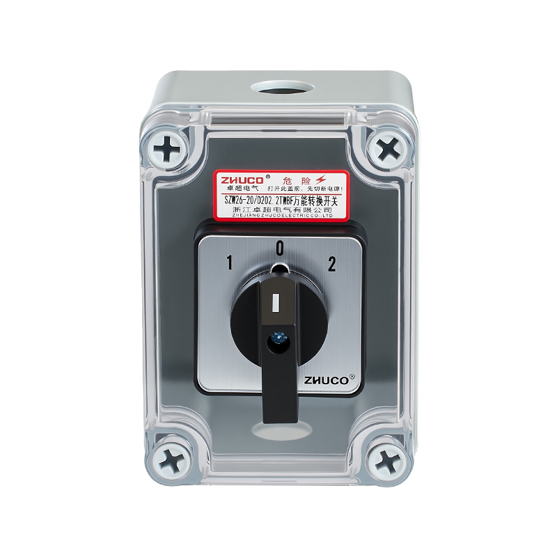 ZHUCO SZW26-20/D202.2TWBF 1-0-2 three-position 2-section changeover switch