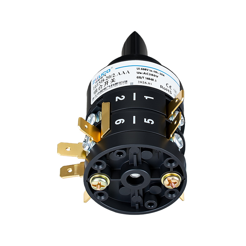 ZHUCO HZ5B-20/2.AAA 1-0-2 Three-position, two-section combination switch