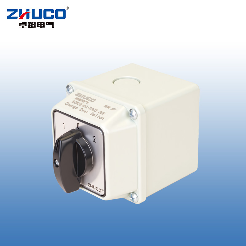 ZHUCO SZW26-20/D303.3BF IP65 protected three-circuit changeover switch
