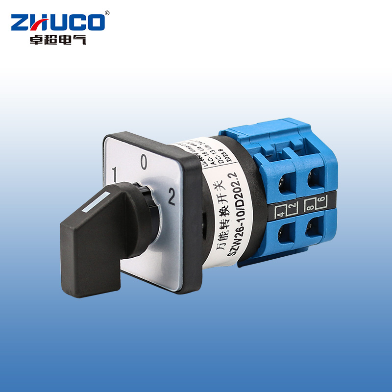 ZHUCO SZW26-10/D202.2 1-0-2 Three-position two-section changeover switch