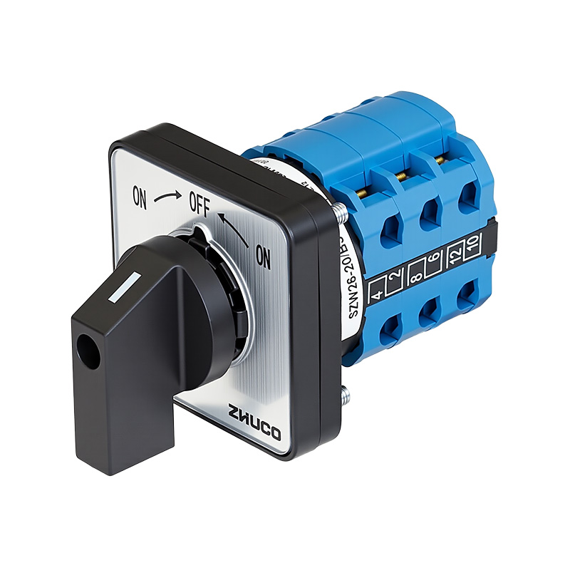 ZHUCO SZW26-20/B303.3 ON-OFF-ON Three-position three-section Self-resetting Changeover Switch