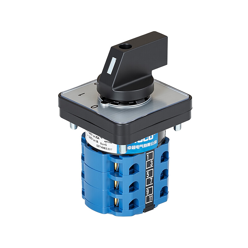 ZHUCO SZW26-20 0-2.3 0-1-2 Three-position three-section changeover switch