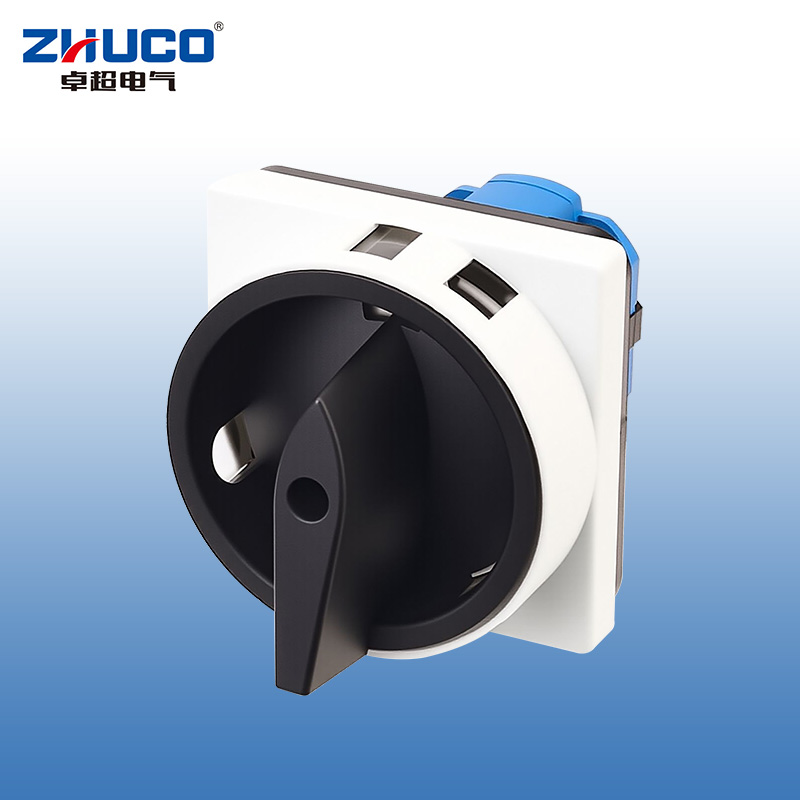 ZHUCO SZW26-20/2GS Gray-black OFF-ON Two-position two-section power switch