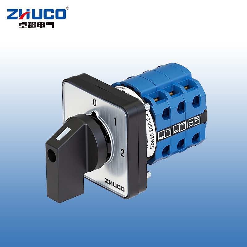 ZHUCO SZW26-20 0-2.3 0-1-2 Three-position three-section changeover switch