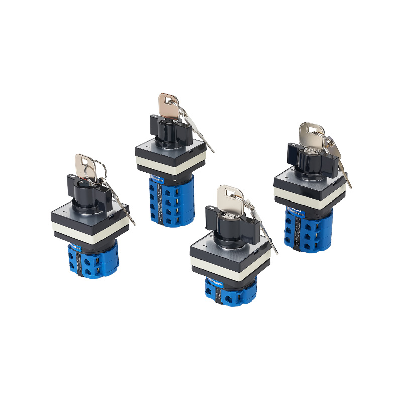 ZHUCO SZW26-20 D101.1Y Three-position one-section with Lock Four-hole Mount Changeover Switch ZHUCO SZW26-20 D101.1Y Three-position one-section with Lock Four-hole Mount Changeover Switch