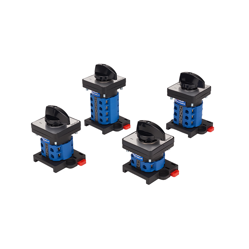 ZHUCO SZW26-20 D202.2-B11R Three-position two-section DIN rail mount changeover switch