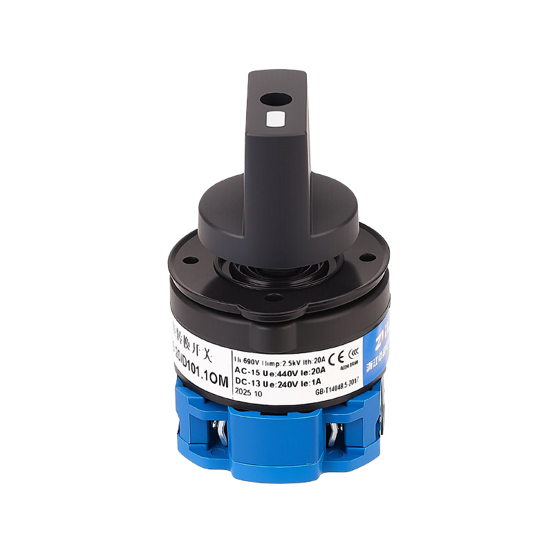 ZHUCO SZW26-20/D101.1OM Three-position one-section Two-hole Mount Changeover Switch
