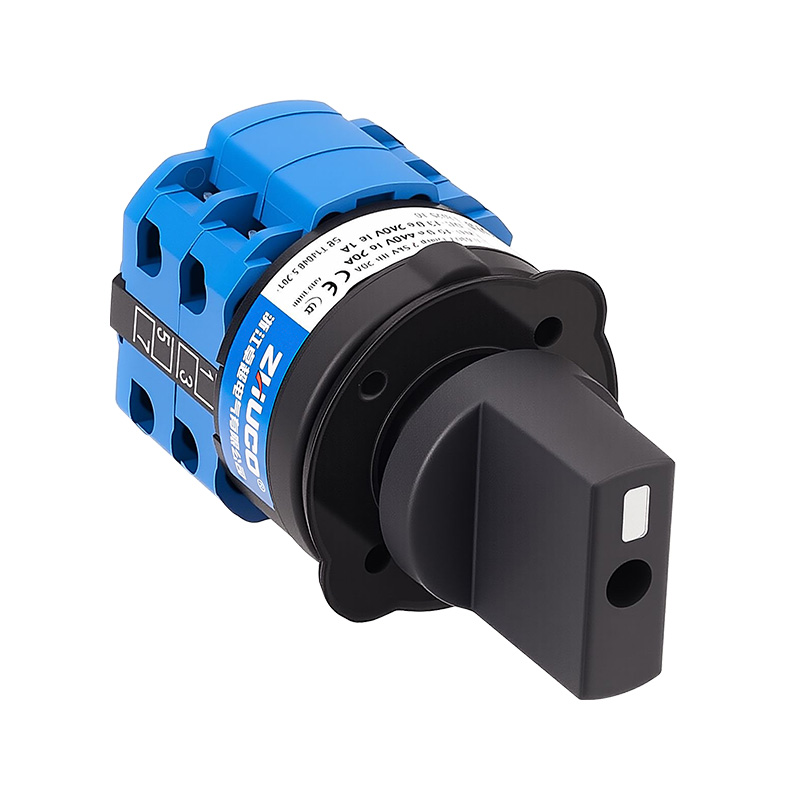 ZHUCO SZW26-20/D202.2OM 1-0-2 Three-position two-section dual-mount changeover switch ZHUCO SZW26-20/D202.2OM 1-0-2 Three-position two-section dual-mount changeover switch