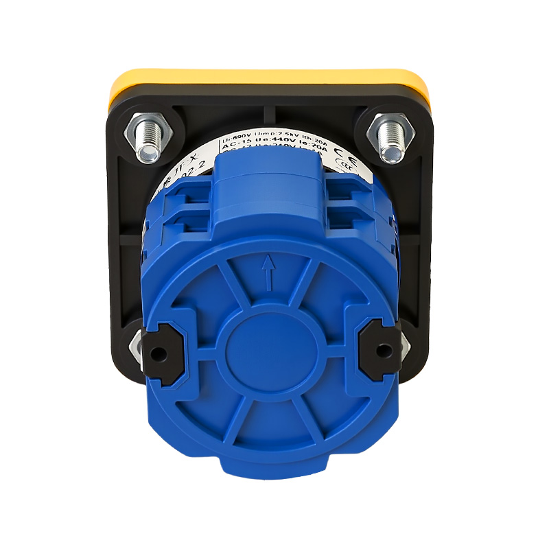 ZHUCO SZW26-20D/202.2 Silver panel red handle 1-0-2 three-position two-section changeover switch