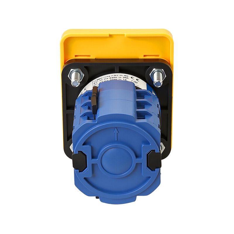 ZHUCO SZW26-20/YH5.3HH Long Silver Panel Red Handle Seven-Position Three-Channel Voltage Changeover Switch