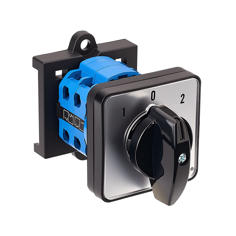 ZHUCO SZW26-20 D202.2-B11R Three-position two-section DIN rail mount changeover switch