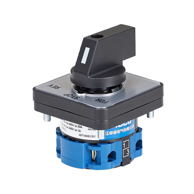 ZHUCO SZW26-20 D101.1 FOR-STOP-REV Three-position one-section Changeover Switch