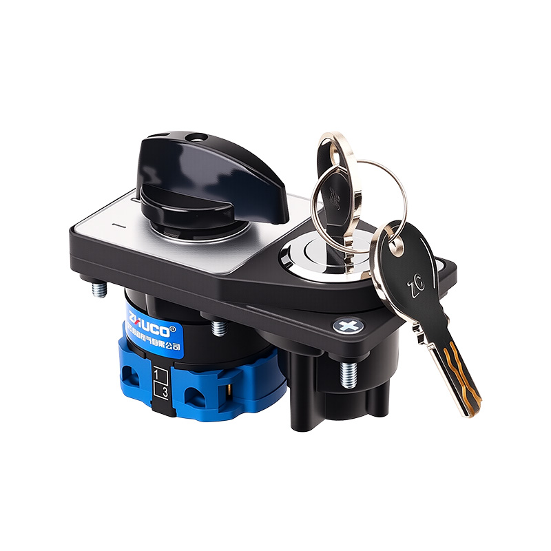 ZHUCO SZW26-20/D101.1YS Three-position single-section changeover switch with electronic lock
