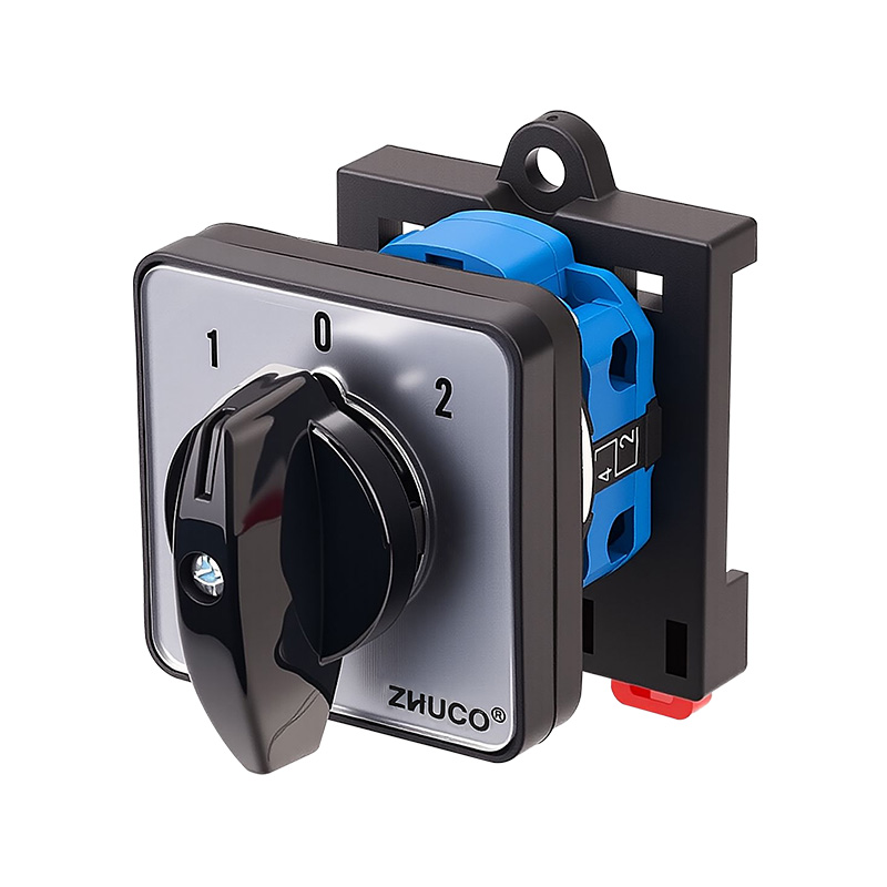 ZHUCO SZW26-20/D101.1-B11R 1-0-2 Three-position one-section Rail Mount Changeover Switch