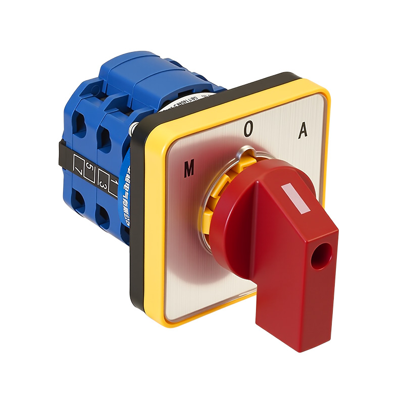 ZHUCO SZW26-20D/202.2 Silver panel red handle 1-0-2 three-position two-section changeover switch