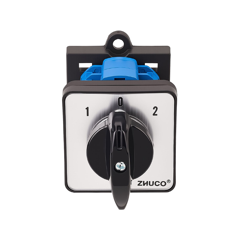 ZHUCO SZW26-20 D202.2-B11R Three-position two-section DIN rail mount changeover switch