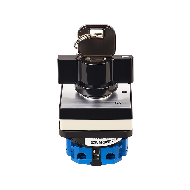ZHUCO SZW26-20 D101.1Y Three-position one-section with Lock Four-hole Mount Changeover Switch ZHUCO SZW26-20 D101.1Y Three-position one-section with Lock Four-hole Mount Changeover Switch