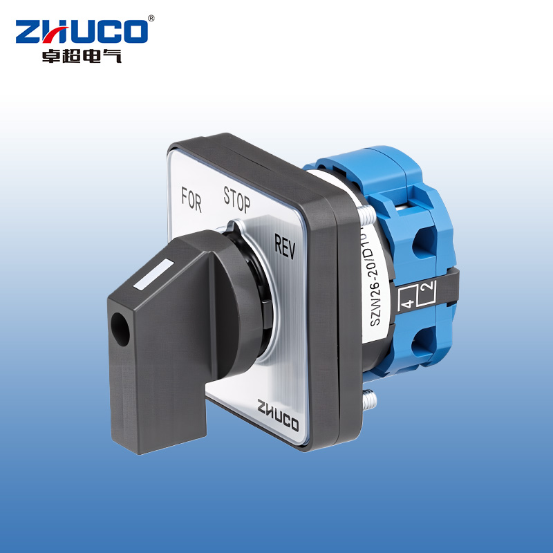 ZHUCO SZW26-20 D101.1 FOR-STOP-REV Three-position one-section Changeover Switch