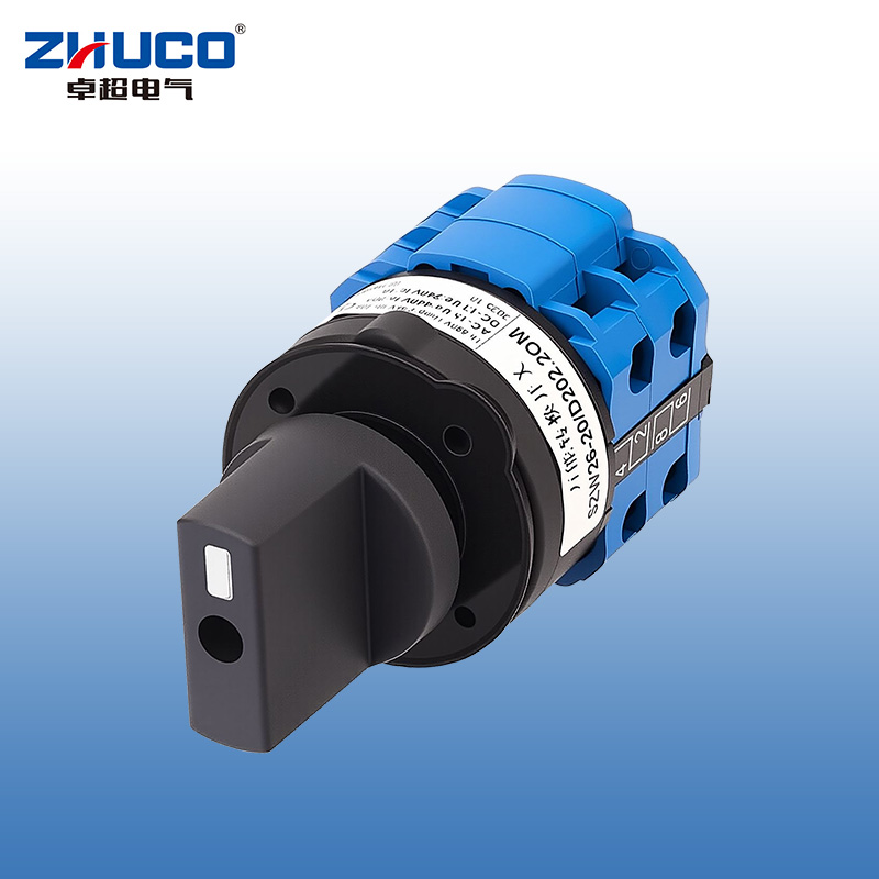 ZHUCO SZW26-20/D202.2OM 1-0-2 Three-position two-section dual-mount changeover switch