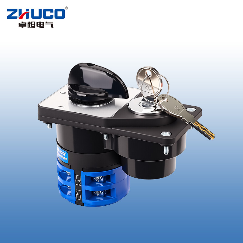 ZHUCO SZW26-32/D202.2YS 1-0-2 Three-position two-section changeover switch with electronic lock