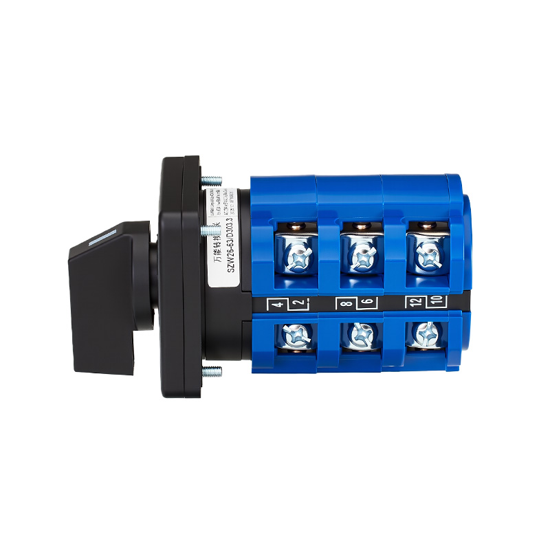 ZHUCO SZW26-63/D303.3 1-0-2 Three-Position Three-Pole Changeover Switch