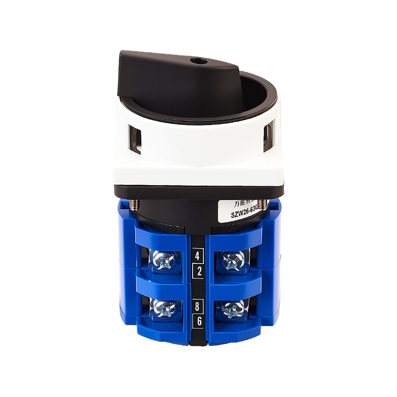 ZHUCO SZW26-63/2GS Gray-Black OFF-ON Two-Position Two-Pole Power Switch