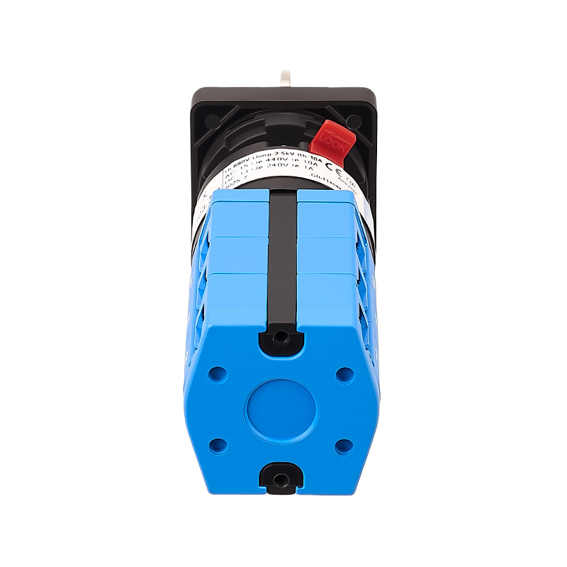 ZHUCO SZW26X-10C/D303.3Y 1-0-2 Three-position three-section compact locking single-hole mounting changeover switch