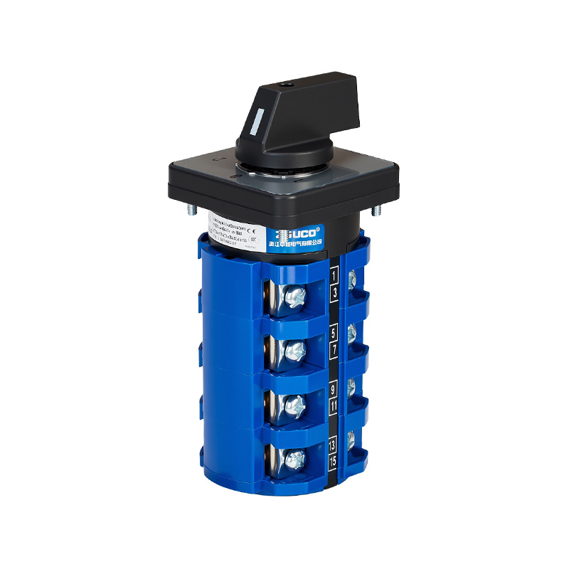 ZHUCO SZW26-63/D404.4 1-0-2 Three-Position Four-Pole Changeover Switch