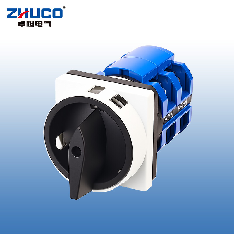 ZHUCO SZW26-63/2GS Gray-Black OFF-ON Two-Position Two-Pole Power Switch
