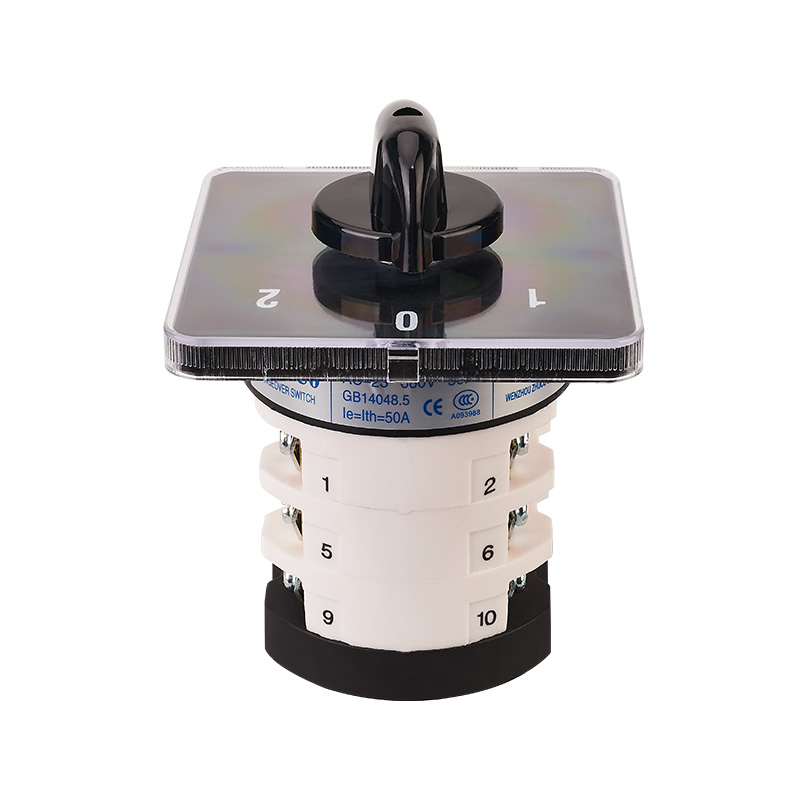 ZHUCO SZL9-50/D0723.3 50A/3P Three-Pole Three-Position 102 Changeover Switch